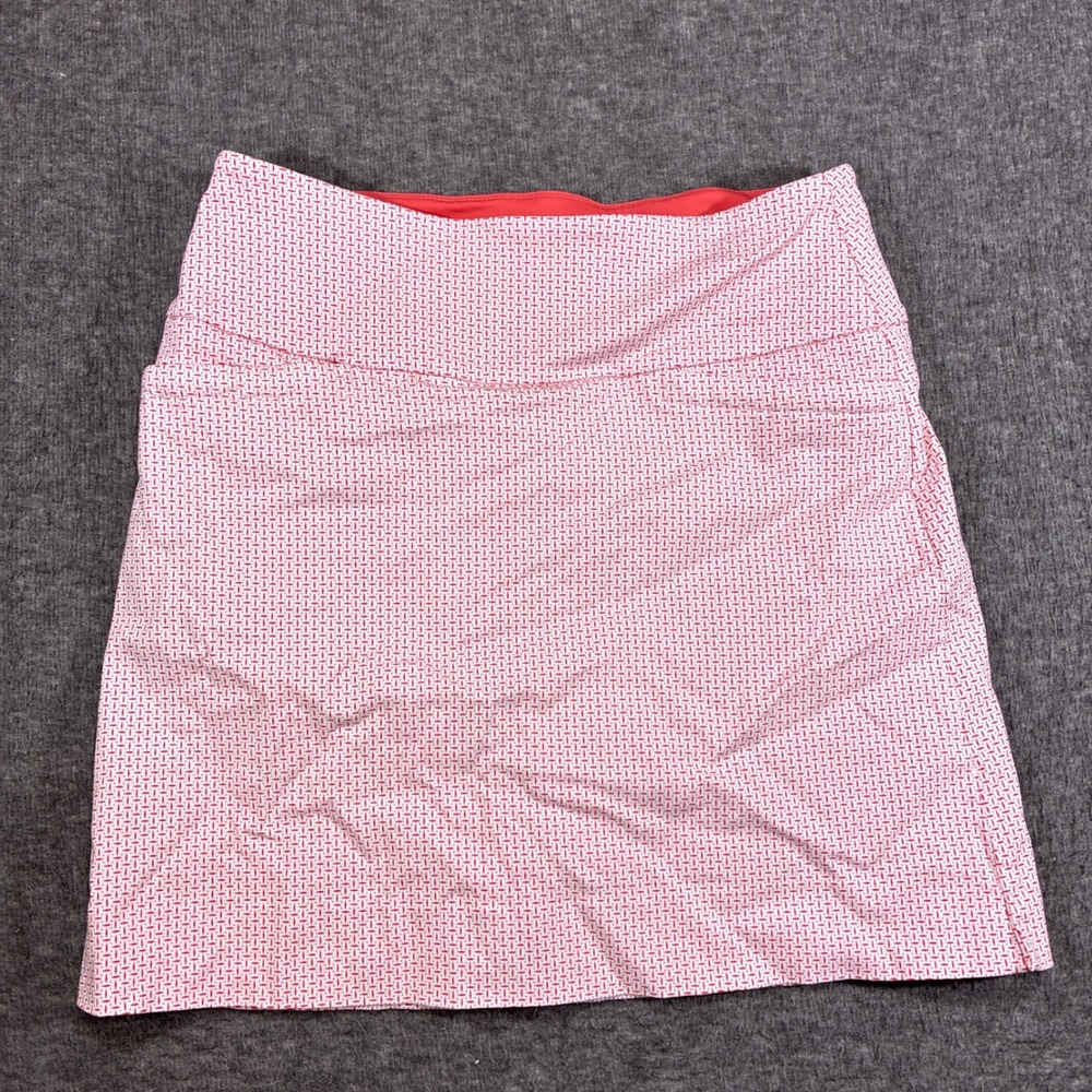 S.C. & CO. Skort Women Small SM Beach Pink Geometric Pull On Activewear